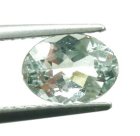 (bild för) Bra Pris Mycket Vacker Ljus Grönaktigt Blå Akvamarin 1,24 carat Oval Slipning Finaste Lyster & Kvalitet Perfekt till Samlare & Juvelerare från Brasilien Köp Nu!