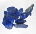 (bild för) Bra Pris Parti 10 st Rå Oslipad Vackert Blå Afgansk Lapis Lazuli 107 gram Brottstycken Bra Kvalitet Köp Nu!