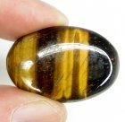 (bild för) Bra Pris Stor Mycket Fin Lystrande Gulbrun Tigeröga 40,83 carat Oval Cabochon Mycket Bra Kvalite & Färg Mönster från Syd Afrika Köp Nu!