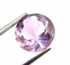 Bra Pris Mycket Vacker Topp Violett Ametist 2,82 carat Rund Slipning Bra Kvalitet & Lyster från Brasilien Köp Nu!