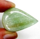 (bild för) Bra Pris Stor Ovanlig Ljus Gulaktigt Grön Beryll 52,76 carat Dropp Cabochon Slipning Intressant Samlarsten från Madagaskar Köp Nu!