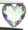 (image for) Good Price Top Lustrous Multi Color Playful Mystic Quartz 1,95 carat Heart Cut Very Fine Quality Exciting Material for Jewelry Makers Buy Now!