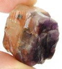 (bild för) Bra Pris Obehandlad Rå Oslipad Violett med Vit Kvartsbandad Ametist 69,12 carat Naturlig Kristall Bit Fin Färg & Kvalitet från Brasilien Köp Nu!
