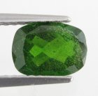 (bild för) Bra Pris Sällsynt Sibirisk Krom Diopsid 1,15 carat Kudd Slipning Mycket Fin Djup Grön Färg Köp Nu!