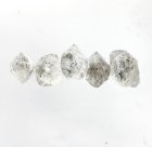 (image for) Good Price Parcel 5 pcs Genuine Uncut Diamond Quarts 18,90 carat Natural Crystal with Actinolite från Afganistan Purchase Now!