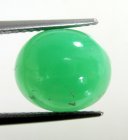 (image for) Good Price Very Nice Green Chrysophrase 4,94 carat Oval Cabochon Cut Good Quality & Even Colour from Africa Purchase Now