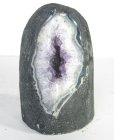 (image for) Good Price Very Beautiful Violet Amethyst Mini Cave 441 gram Formation of Crystals in Natural Geode of Superior Quality from Brazil Buy Now!