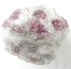(bild för) Bra Pris Intressant Samlar Stuff med Röd Rosa Turmalin (Rubellit) 51,68 gram Naturlig Kristall i sin Matrix av Kvarts från Brasilien Köp Nu!