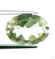 (bild för) Bra Pris Mycket Vacker Jämn Grön Prasiolit 4,48 carat Oval Slipning Toppen Kvalitet & Lyster Perfekt till Samlare & Smyckestillverkare från Brasilien Köp Nu!