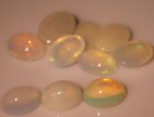(bild för) Bra Pris Parti 10 st Topp Lyster Etiopisk Opal 8,09 carat Oval Cabochon Slipning Mycket Fin Kvalitet Köp Nu!