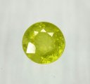 Bra Pris Topp Lyster Gulgrön Sphene (Titianit) 0,84 carat Rund Slipad Mycket Fin Kvalitet från Madagaskar Köp Nu!