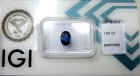 (bild för) Bra Pris Certifierad Mycket Sällsynt Topp Kungsblå Safir 1,05 carat Oval Slipning Topp Kvalitet&Färg från Pailin Kambodja Köp Nu
