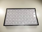 (image for) Good Price Display for your Gem collection including 50 pcs 25x25 mm box, Black open frame in plastic. Size of the display itself is 370x210 mm Purchase Now!