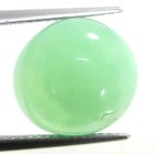 (image for) Good Price Very Nice Green Chrysophrase 7,66 carat Oval Cabochon Cut Good Quality & Even Colour from Africa Purchase Now!