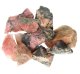 (image for) Good Price Parcel 10 pcs Beautiful Pink with Black Patterned Uncut Rough Rhodonite 87 grams Natural Broken Pieces Fine Color & Quality from Brazil Buy Now!