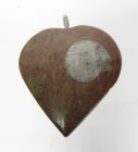 (bild för) Bra Pris Unikt Smycke Fossil Ammonit i Matrix 11,30 gram Polerat Hänge med Ögla från Marocko Köp Nu!