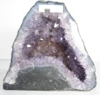 (bild för) Bra Pris Värdefull Mycket Vacker Violett Ametist Grotta 2,41 Kg Formation av Kristaller i Naturlig Geod av Suverän Kvalitet från Brasilien Köp Nu!