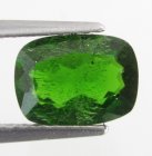 (image for) Good Price Rare Sibirian Chrome Diopside 1,19 carat Cushion Cut Very Nice Deep Green Colour Purchase Now!