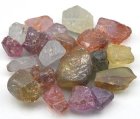 (image for) Good Price Parcel 20 pcs Very Nice Rough Uncut Mix Color Sapphire 39,29 carat Untreated Natural Crystals Good Colour´s & High Quality from Madagascar Purchase Now!