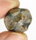(bild för) Bra Pris Hög Intressant Rå Oslipad Äkta Korssten (Andalusit) 17,25 Carat Naturligt Kors Mönster Nodul Bit Intressant Sällsynt samlarsten från Brasilien Köp Nu!