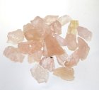 (image for) Good Price Parcel 25 pcs Very Nice Colour Morganite (Pink Beryl) 70,89 carat Natural Crystal Good Quality from Nigeria Purchase Now!