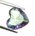 (bild för) Bra Pris Topp Lystrande Multi Färgspelande Mystik Kvarts 1,96 carat Hjärt Slipning Mycket Fin Kvalitet Spännande Matrial för Smyckestillverkare Köp Nu!