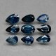(image for) Good Price Parcel 9 pcs Very Nice Blue Sapphire 4,49 carat Oval&Pear Cut Very Nice Colour&Quality from Australia Purchase Now!