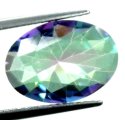 (bild för) Bra Pris Topp Lystrande Multi Färgspelande Mystik Kvarts 3,86 carat Oval Slipning Mycket Fin Kvalitet Spännande Matrial för Smyckestillverkare Köp Nu!