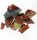 (image for) Good Price Parcel 10 pcs Rough Uncut Untreated Interesting Multicolour Mix Jasper 67 grams Natural Fragments Pieces Very Fine Quality & Color from Africa Buy Now!
