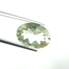 (bild för) Bra Pris Mycket Vacker Jämn Grön Prasiolit 3,21 carat Oval Slipning Toppen Kvalitet & Lyster Perfekt till Samlare & Smyckestillverkare från Brasilien Köp Nu!