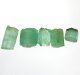 (bild för) Bra Pris Parti 5 st Rå Sällsynt Blåaktigt Grön Smargad Kristall 5,89 carat Naturlig Kristall Transparent-Transl. Afghan Köp Nu!