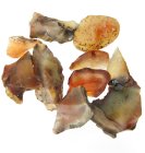 (image for) Good Price Parcel 10 pcs Rough Uncut Untreated Interesting Multicolour Agate 54 grams Natural Fragments Pieces Very Fine Quality & Color from Africa Buy Now!