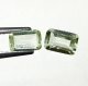 (image for) Good Price Parcel 2 pcs Very Beutiful Yellowish Green Heliodore (Beryl) 0,86 carat Octagon Nice Quality Madagascar Purchase Now!