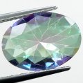 (bild för) Bra Pris Topp Lystrande Multi Färgspelande Mystik Kvarts 3,79 carat Oval Slipning Mycket Fin Kvalitet Spännande Matrial för Smyckestillverkare Köp Nu!