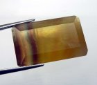 (bild för) Bra Pris Fin Flerfärgad Randig Flourit 28,94 carat Oktagon Slipning från Argentina Köp Nu!