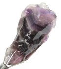 (image for) Good Price Untreated Rough Uncut Violet with White Quartz Banded Amethyst 28,75 carat Natural Crystal Piece Fine Color & Quality from Brazil Buy Now!