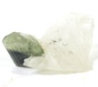 (bild för) Bra Pris Sällsynt Mycket Vacker Grön Topp Turmalin 84 carat Naturlig Kristall med Kvarts Matrix Utsökt Samlar exemplar från Kunar Afganistan Köp Nu!