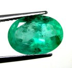 (bild för) Bra Pris Mycket Sällsynt Colombiansk Vacker Blåaktigt Grön Smaragd 3,04 carat Oval Slipning Fin Kvalitet & Lyster Köp Nu!