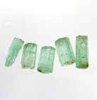 (bild för) Bra Pris Parti 5 st Rå Sällsynt Blåaktigt Grön Smargad Kristall 3,75 carat Naturlig Kristall Transparent-Transl. Afghan Köp Nu!
