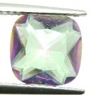 (image for) Good Price Top Lustrous Multi Color Playful Mystic Quartz 2,30 carat Cushion Cut Very Fine Quality Exciting Material for Jewelry Makers Buy Now!