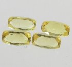 (bild för) Bra Pris Parti 4 st Otroligt vacker Intensiv Guld Gul Beryll 0,43 carat Kudd Slipning Mycket Bra Kvalitet & Färg från Brasilien Köp Nu!
