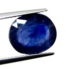 (bild för) Bra Pris Behandlad Mycket Fin Kungsblå Safir 5,10 carat Oval Fasett Slipning Bra Kvalitet & Färg från Madagaskar Köp Nu!