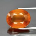 Bra Pris Certifierad Vacker Gulaktigt Orange Hessonit Granat 6,73 carat Oval Slipning Fin Lyster från Sri Lanka Köp Nu!