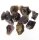 (image for) Good Price Parcel 5 pcs Untreated Rough Uncut Violet with White Quartz Banded Amethyst 155 carat Natural Crystal Piece Fine Color & Quality from Brazil Buy Now!