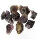 (image for) Good Price Parcel 5 pcs Untreated Rough Uncut Violet with White Quartz Banded Amethyst 155 carat Natural Crystal Piece Fine Color & Quality from Brazil Buy Now!