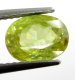 (bild för) Bra Pris Mycket Vacker Neon Gulgrön Sphene (Titianit) 1,67 carat Oval Slipad Mycket Fin Kvalitet & Lyster från Madagaskar Köp Nu!