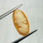 Good Price Very Nice Detail Rich Camee in Agate 1,29 carat Oval Carving Quality Art Purchase Now!