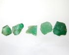 (image for) Parcel 5 pcs Rough Bluish Green Emerald Crystal 10,07 carat Natural Crystal Transparent-Translucent Afghanistan Purchase Now!