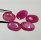 (image for) Good Price Parcel 5 pcs Very Nice Pinkish Red - Purple Red Ruby 2,45 carat Oval Cut Nice Luster & Price Worthy Quality from Madagascar Purchase Now!