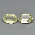 (bild för) Bra Pris Parti 2 st Mycket Sällsynt Sillimanit (Fibrolit) 1,67 carat Oval Slipad från Afrika Mycket Fin Kvalitet Köp Nu!